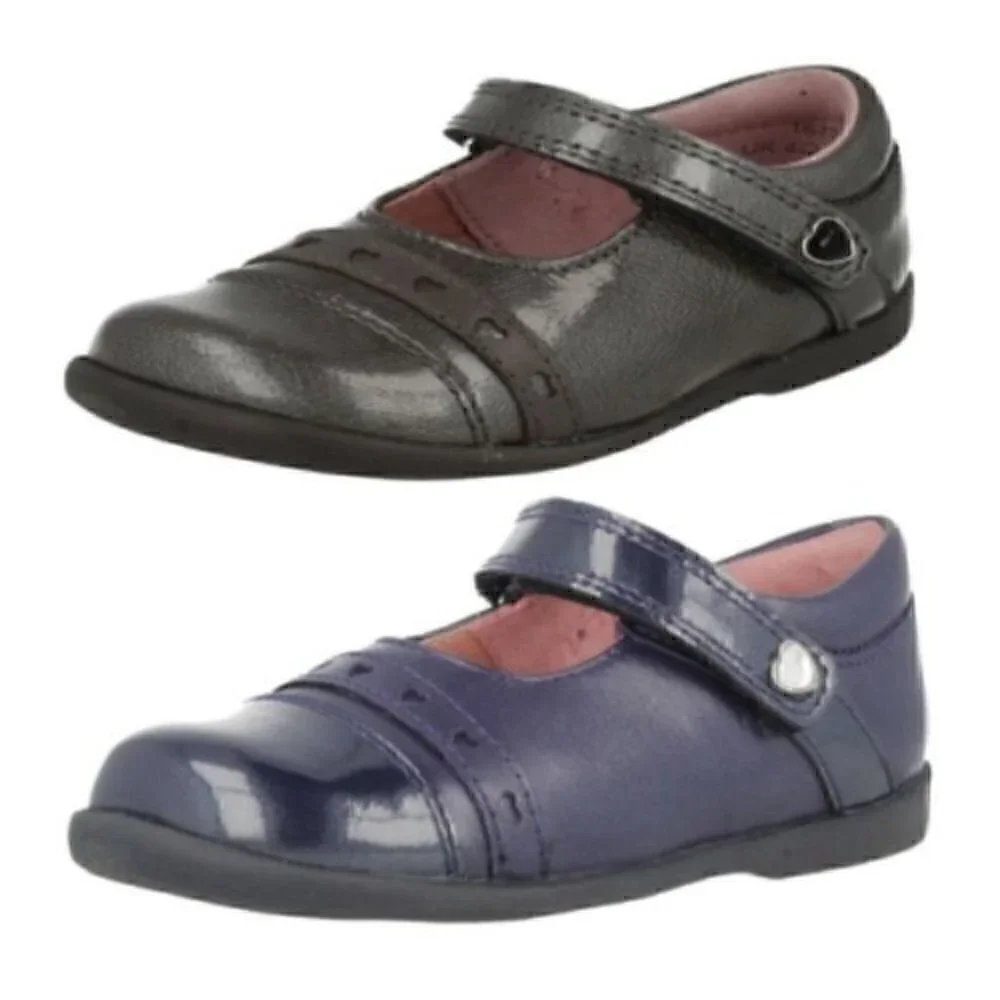START-RITE: Tiffany Formal Gray Heart Mary Janes